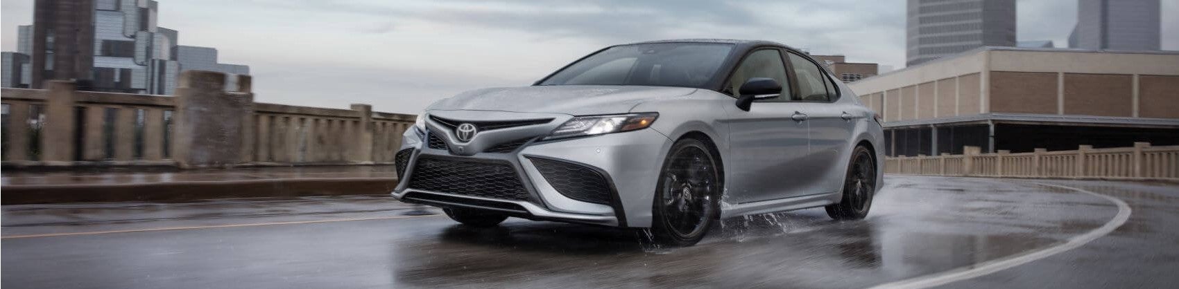 2022 Toyota Camry in the Rain