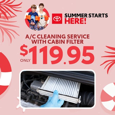 A/C CLEANING SERVICE + CABIN FILTER
