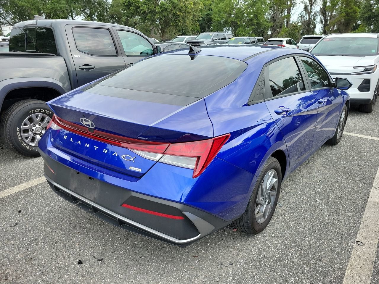 2025 Hyundai Elantra Hybrid Blue