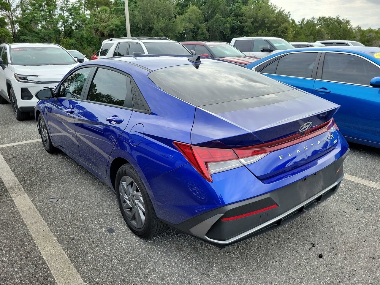 2025 Hyundai Elantra Hybrid Blue