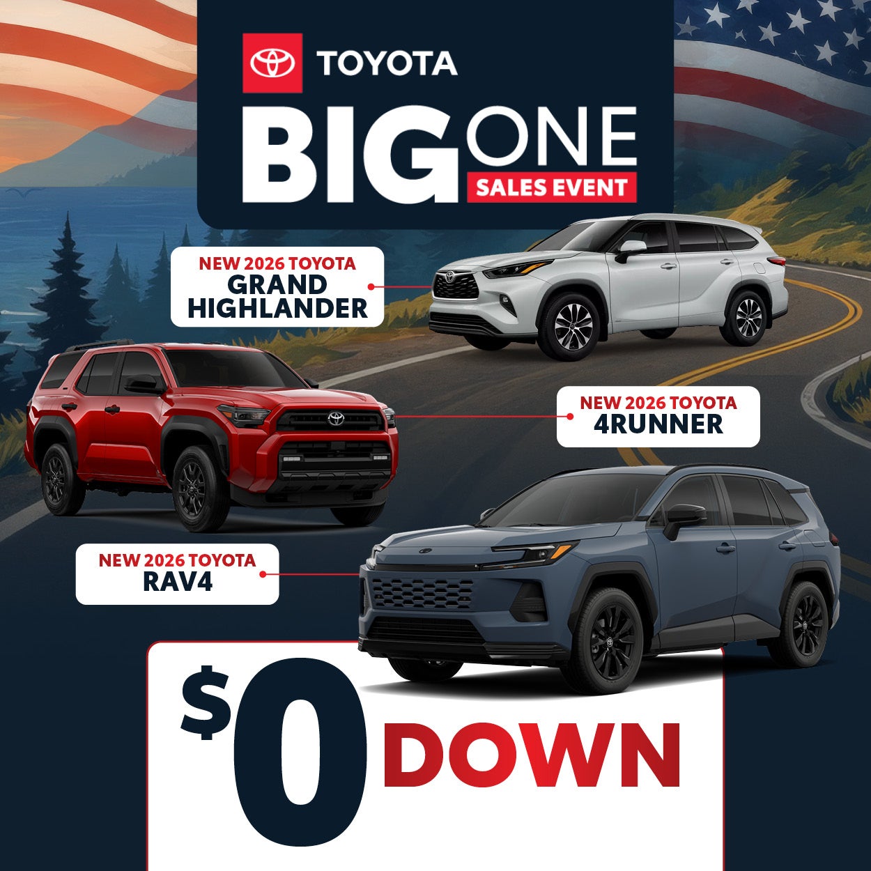RAV4, Grand Highlander & 4Runner