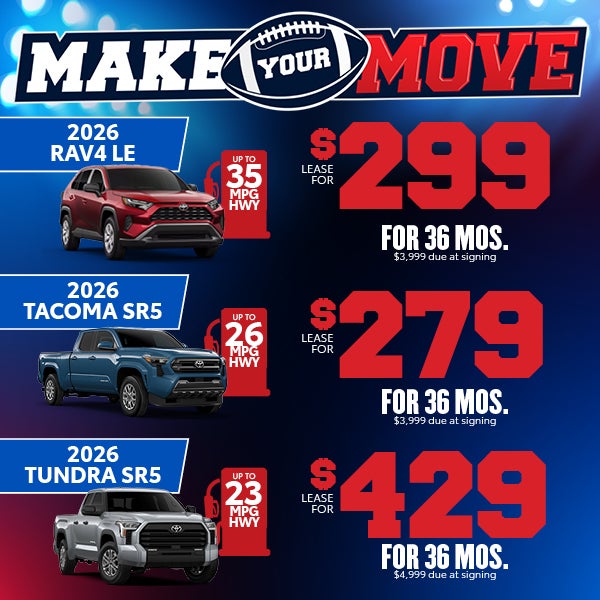 2026 RAV4 / Tacoma/ Tundra 