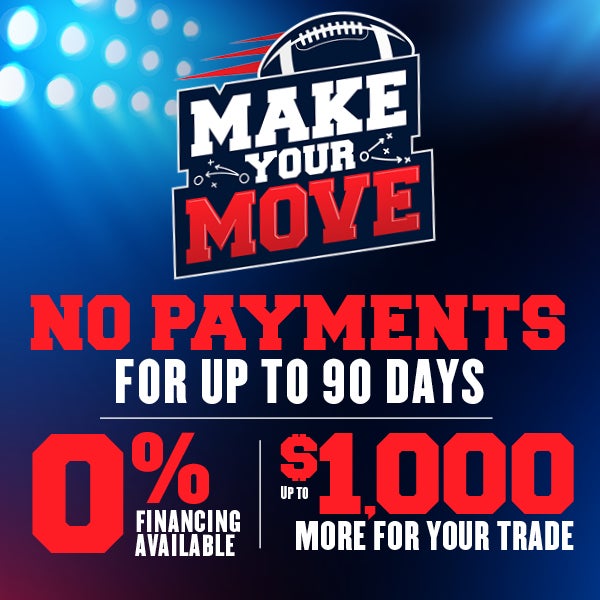 No Payments for up to 90 Days