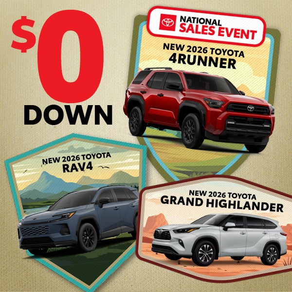 RAV4, Grand Highlander & 4Runner